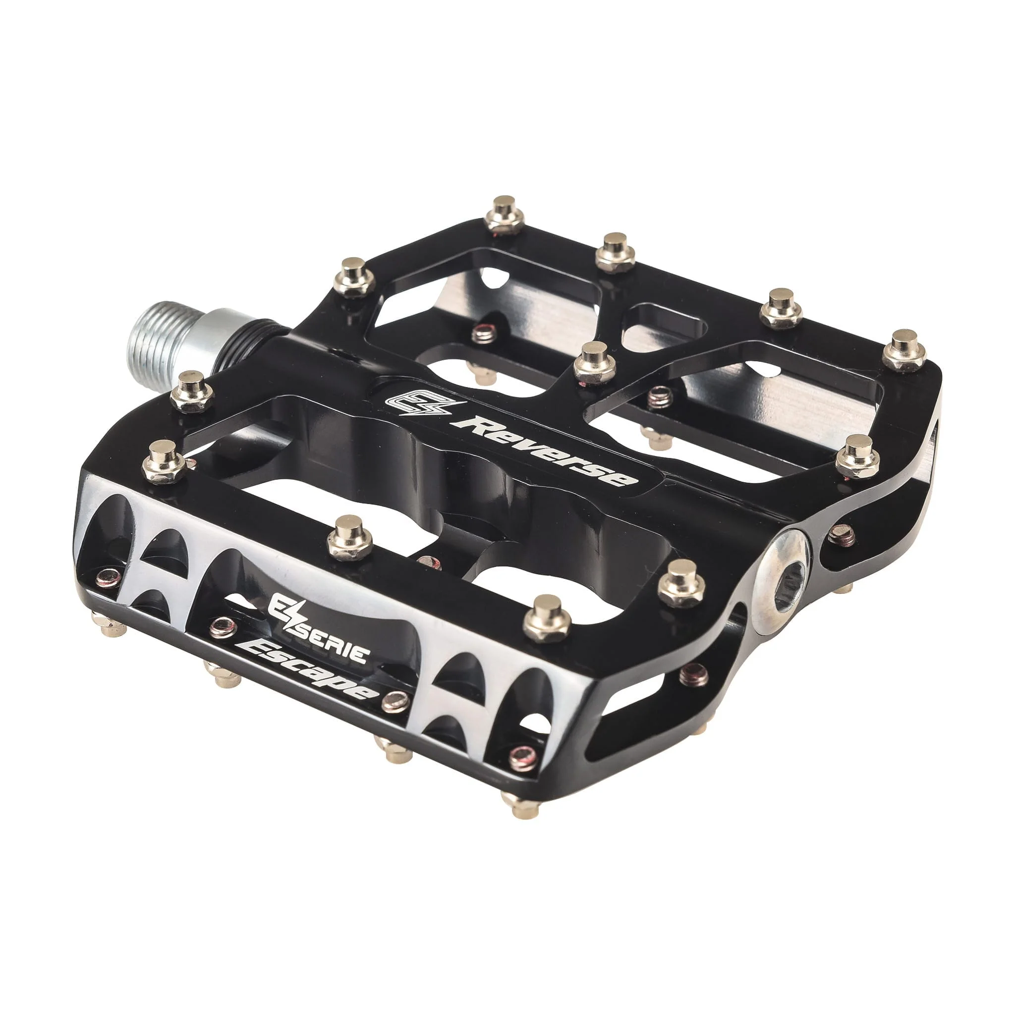 Płaskie pedały REVERSE COMPONENTS E-ESCAPE czarne
