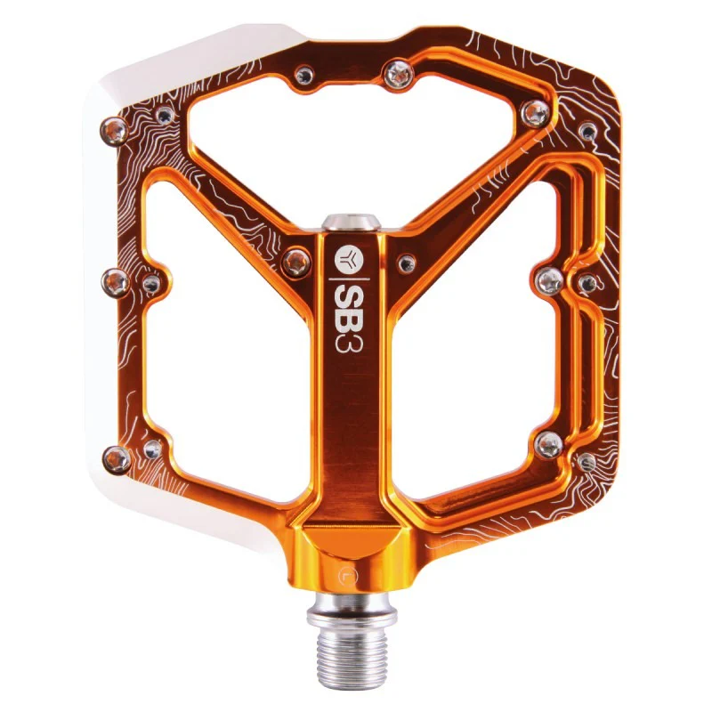 Płaskie pedały SB3 SPECTRUM Orange