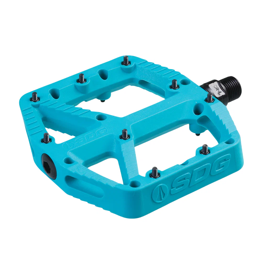 Płaskie pedały SDG COMP Composite Turquoise - Image 4