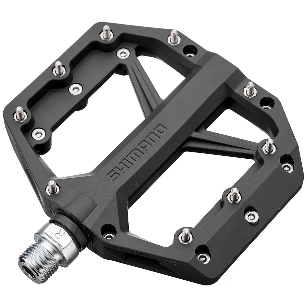 Płaskie pedały SHIMANO PD-GR400 w kolorze czarnym - Image 2