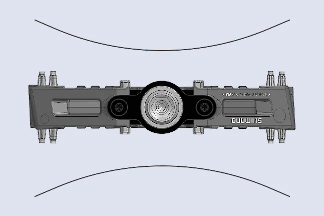 Płaskie pedały SHIMANO XT PD-M8240 - Image 5