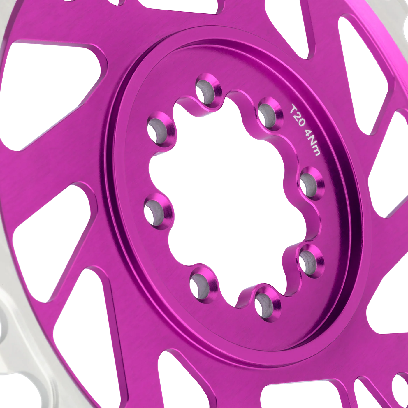 Plateau Mono BURGTEC THICK THIN 12V BOOST Direct Mount 8 Vis T-Type Narrow Wide Offset 3mm Violet - Image 3