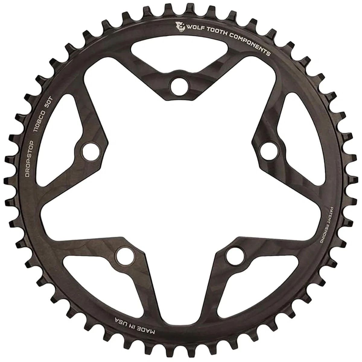 WOLF TOOTH DROP-STOP B GRAVEL/CX 110mm Black 9/10/11/12V Mono Deck - Image 3