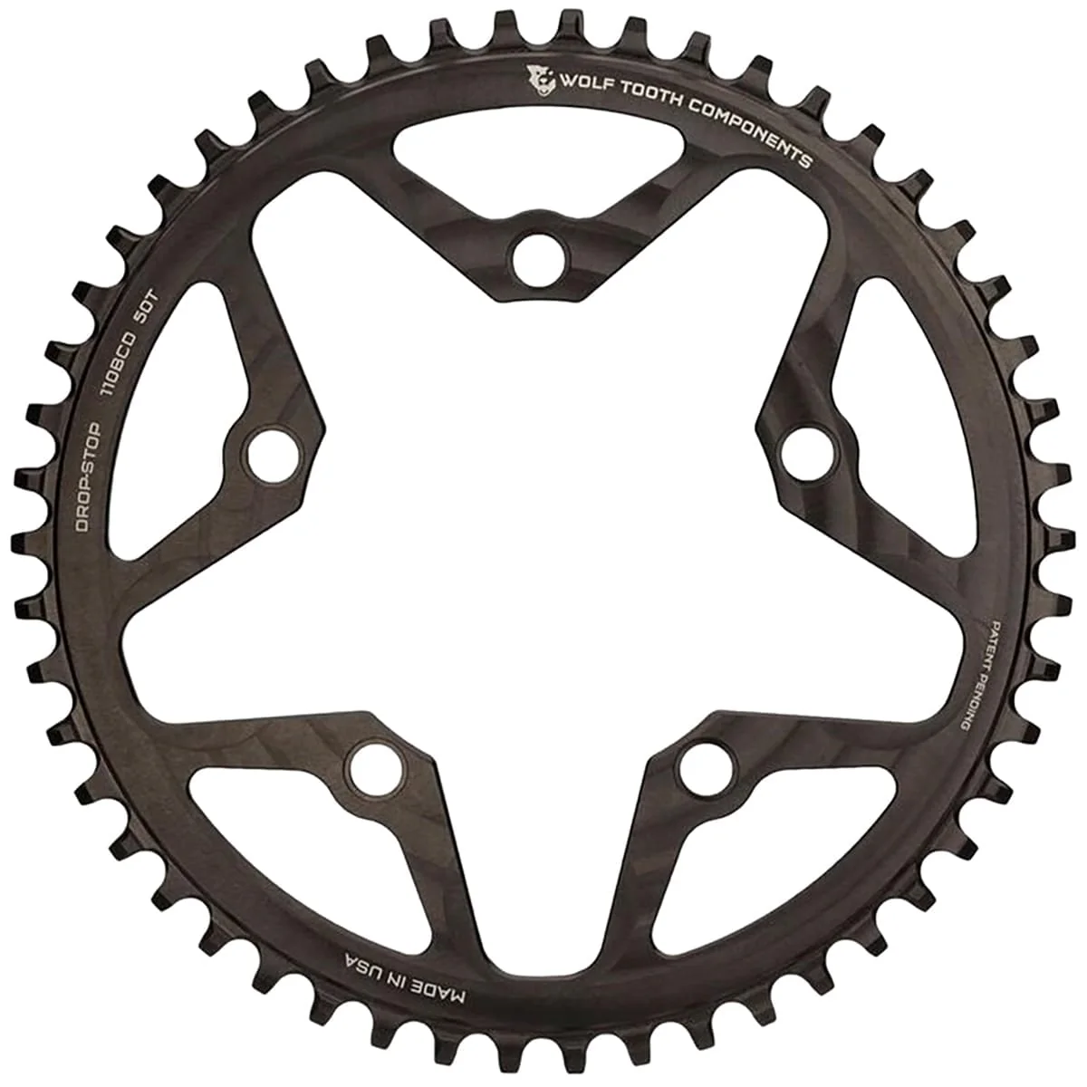 WOLF TOOTH DROP-STOP B GRAVEL/CX 110mm Black 9/10/11/12V Mono Deck - Image 6