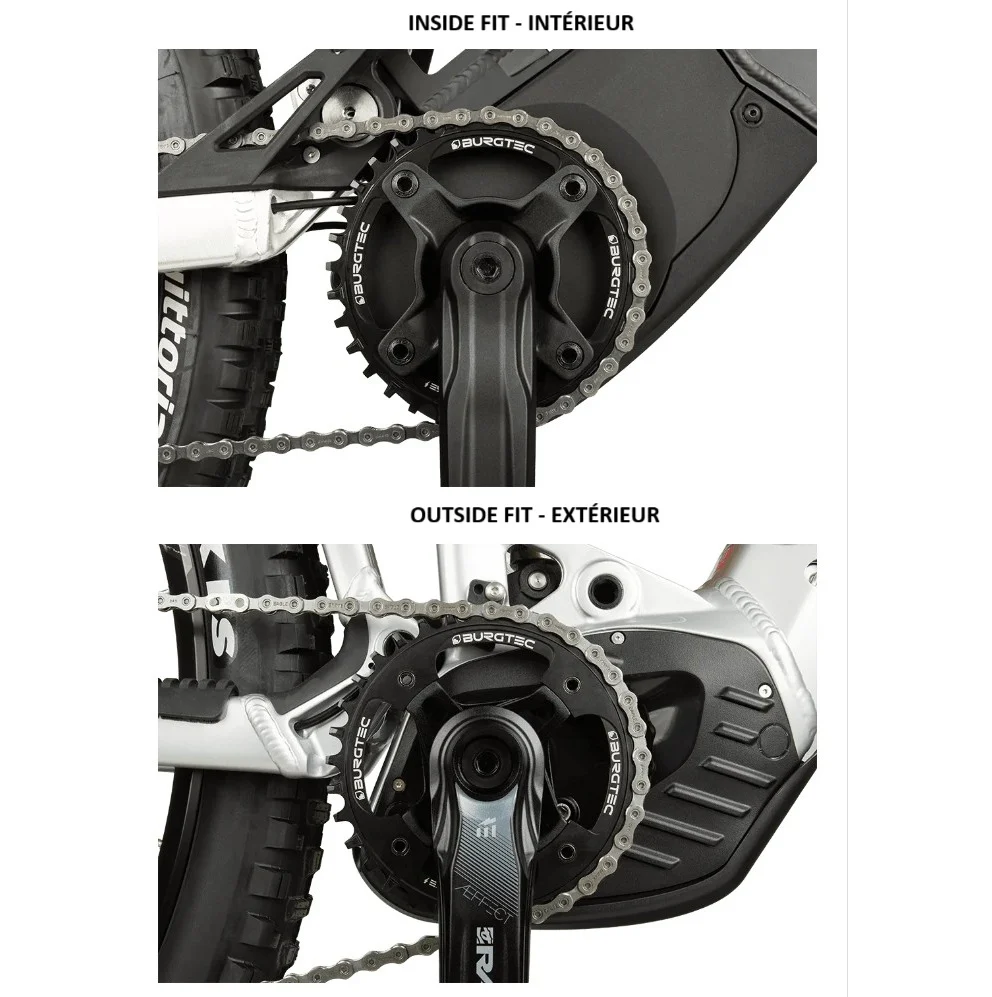 BURGTEC E-BIKE THICK THIN Mono Platform Interior 104 mm - Image 2