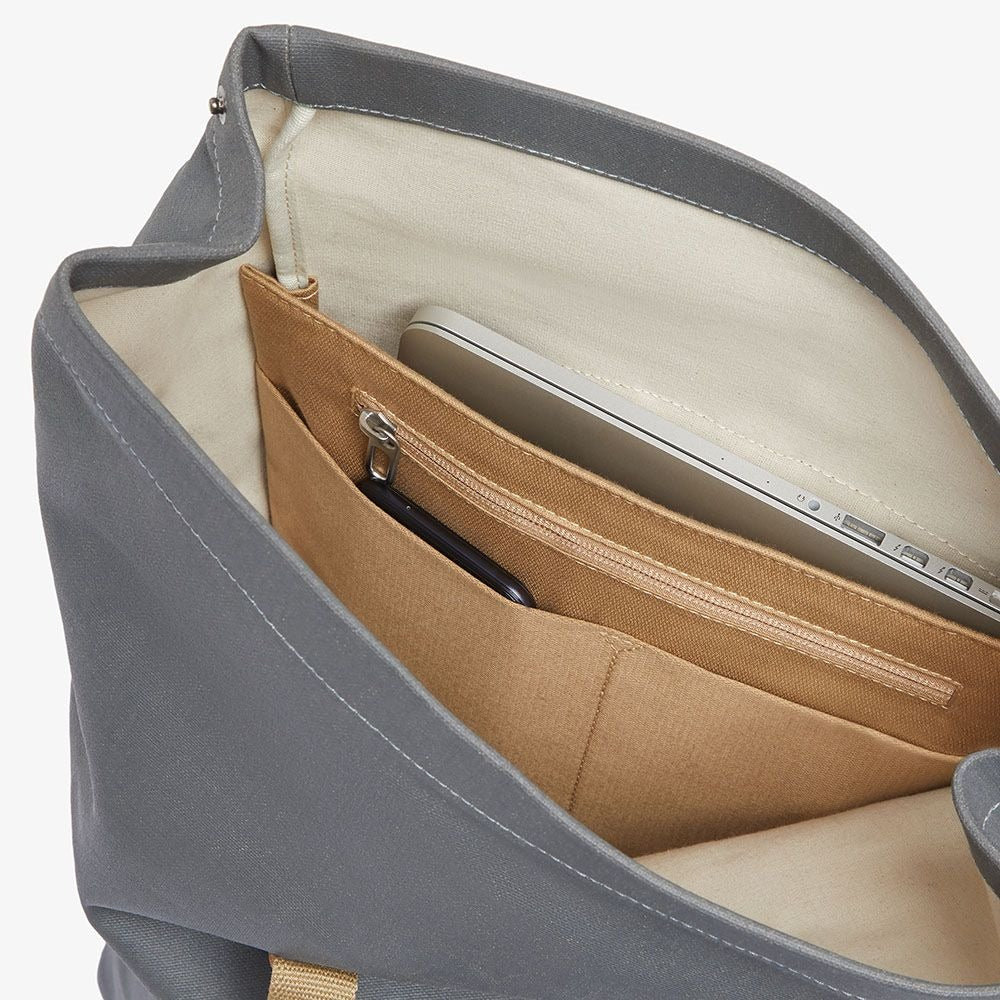 Plecak BROOKS PICKWICK COTTON CANVAS 12L Szary - Image 5