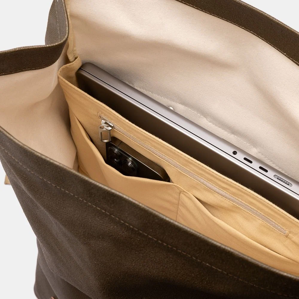 Plecak BROOKS PICKWICK COTTON CANVAS 26L Brązowy - Image 2
