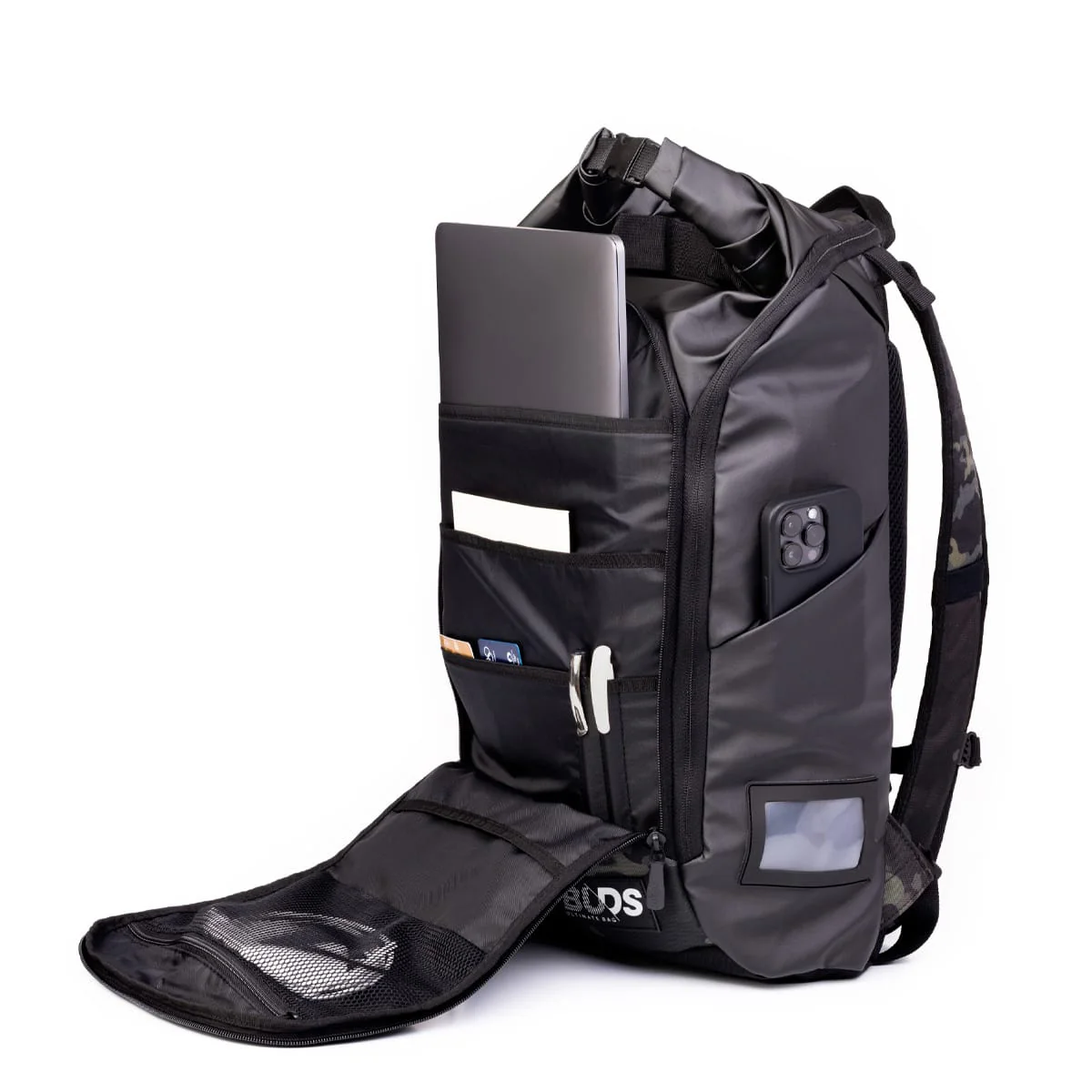 Plecak BUDS CITY BAG TRAVEL 35 L Czarny/Camo - Image 2