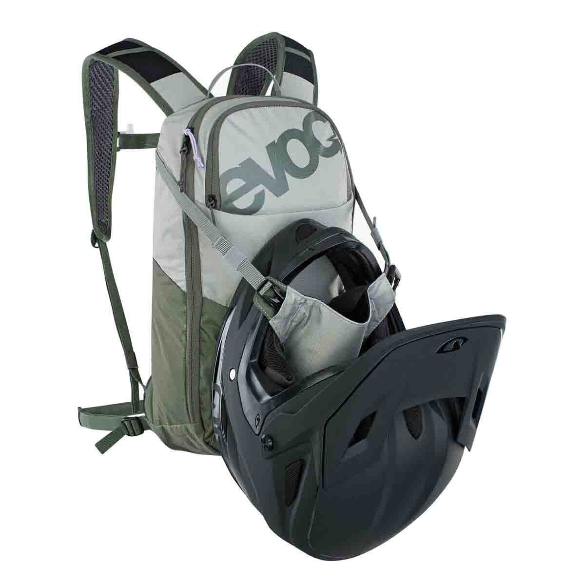 Plecak EVOC RIDE 8L szary/khaki - Image 4
