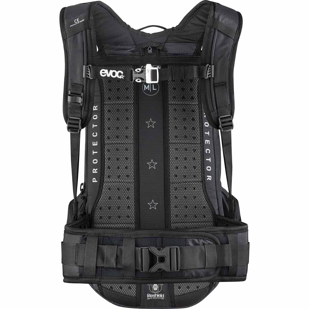 Plecak z grzbietem EVOC FR PROTECTOR TOUR 30L Czarny - Image 2