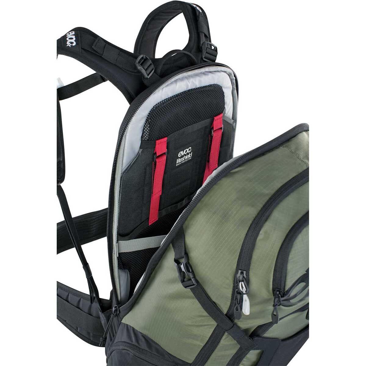 Plecak z grzbietem EVOC FR TOUR E-RIDE 30L Khaki - Image 3