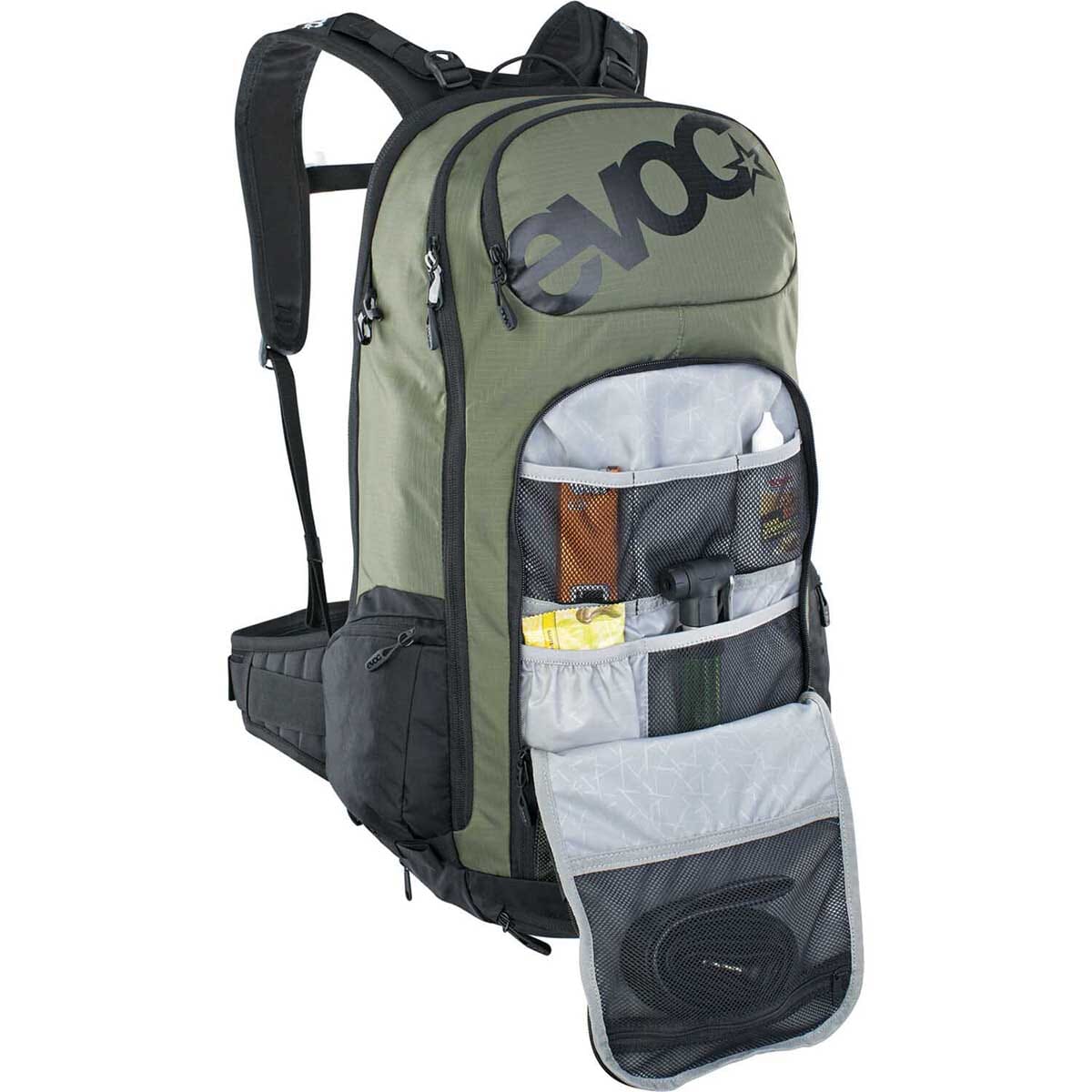 Plecak z grzbietem EVOC FR TOUR E-RIDE 30L Khaki - Image 4