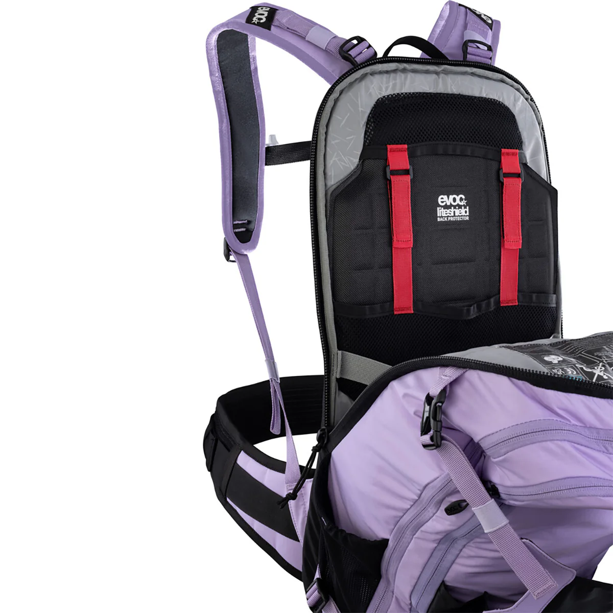 EVOC TRAIL E-RIDE Plecak z ochroną grzbietu 20L Różowy - Image 5