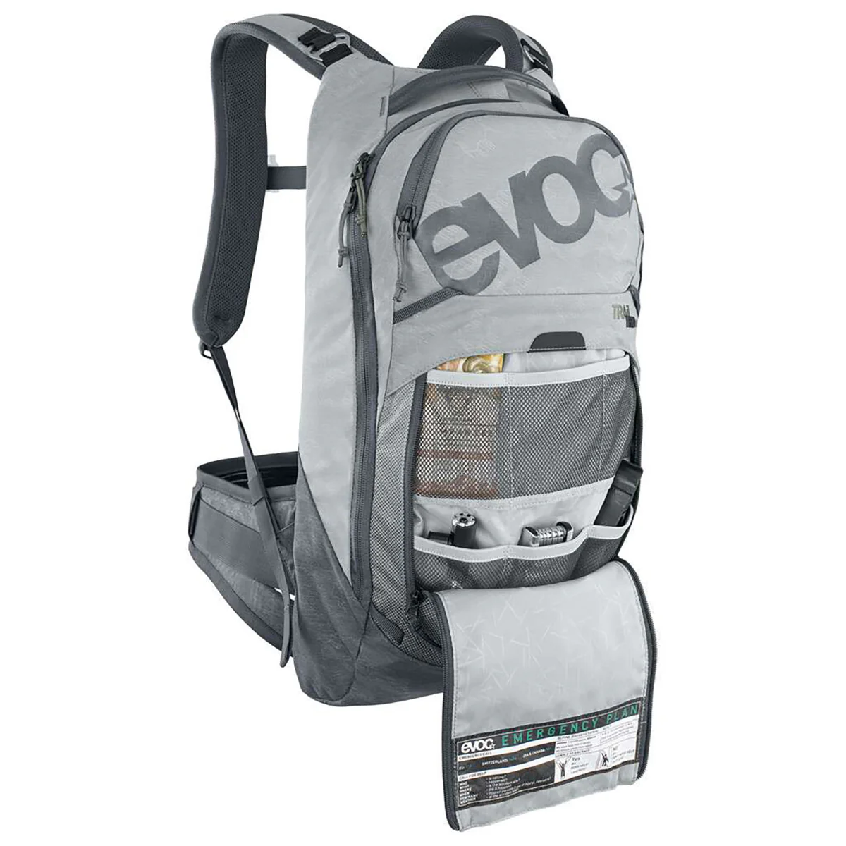 Plecak z grzbietem EVOC TRAIL PRO 10L Szary - Image 4