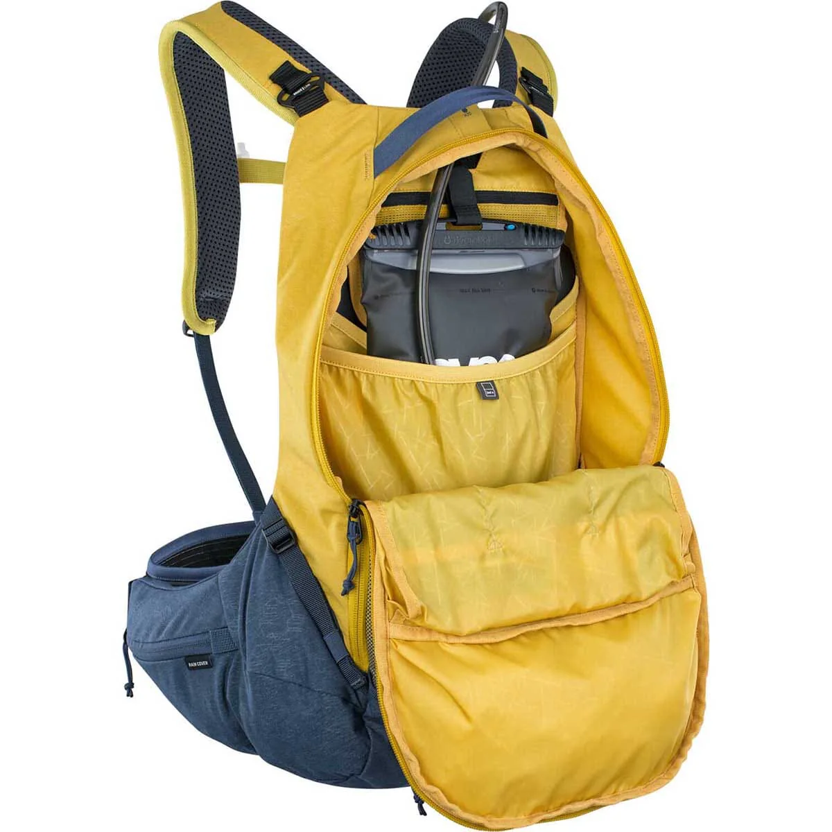 Plecak z grzbietem EVOC TRAIL PRO 10L żółty/niebieski - Image 7