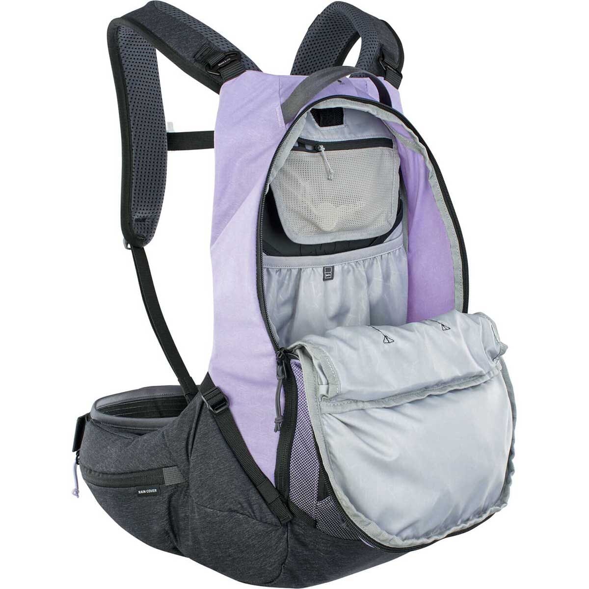 Plecak z grzbietem EVOC TRAIL PRO 16L fioletowy - Image 3