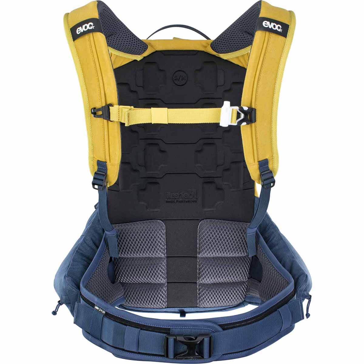 Plecak z grzbietem EVOC TRAIL PRO 16L żółty/niebieski - Image 2