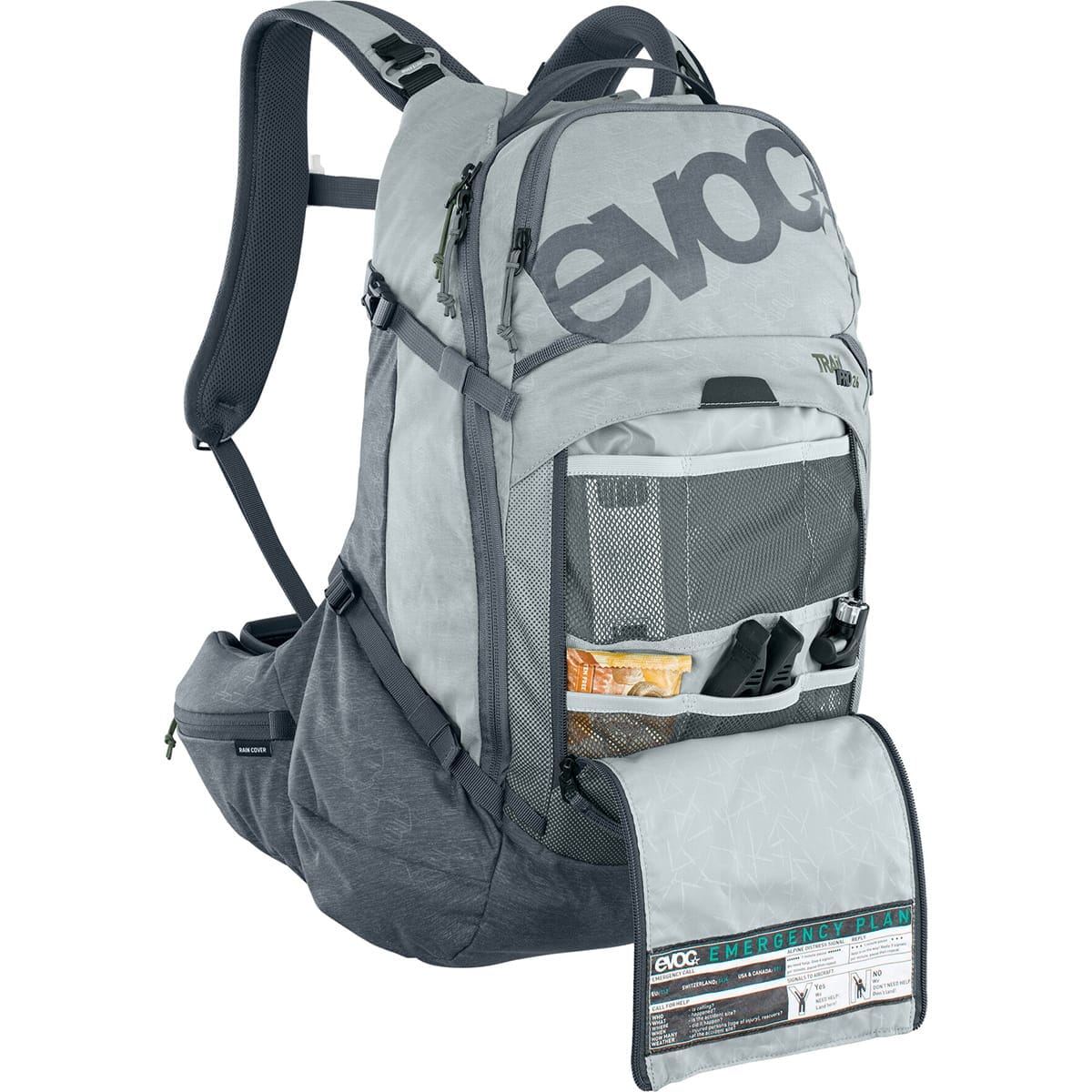 Plecak z grzbietem EVOC TRAIL PRO 26L Szary - Image 6