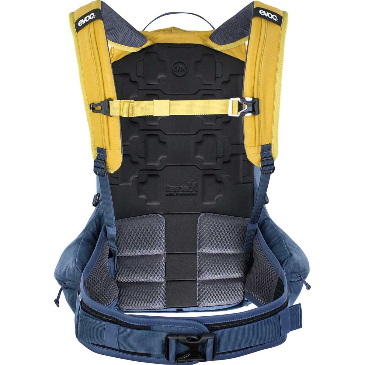 Plecak z grzbietem EVOC TRAIL PRO 26L żółty/niebieski - Image 6