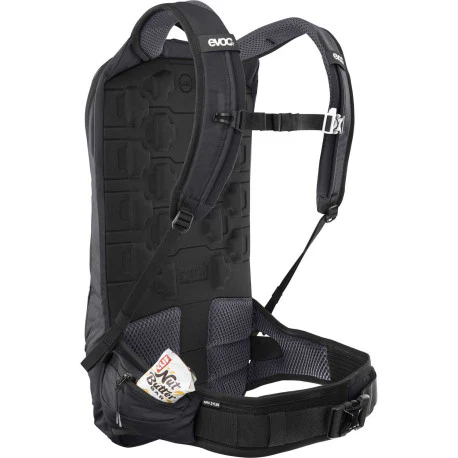 Plecak z grzbietem EVOC TRAIL PRO BLACKLINE 10 L Czarny - Image 3