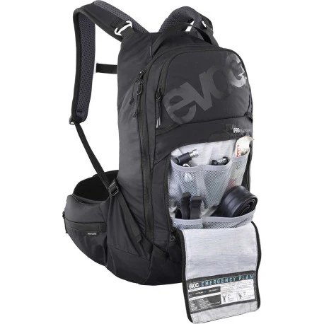 Plecak z grzbietem EVOC TRAIL PRO BLACKLINE 16 L Czarny - Image 5