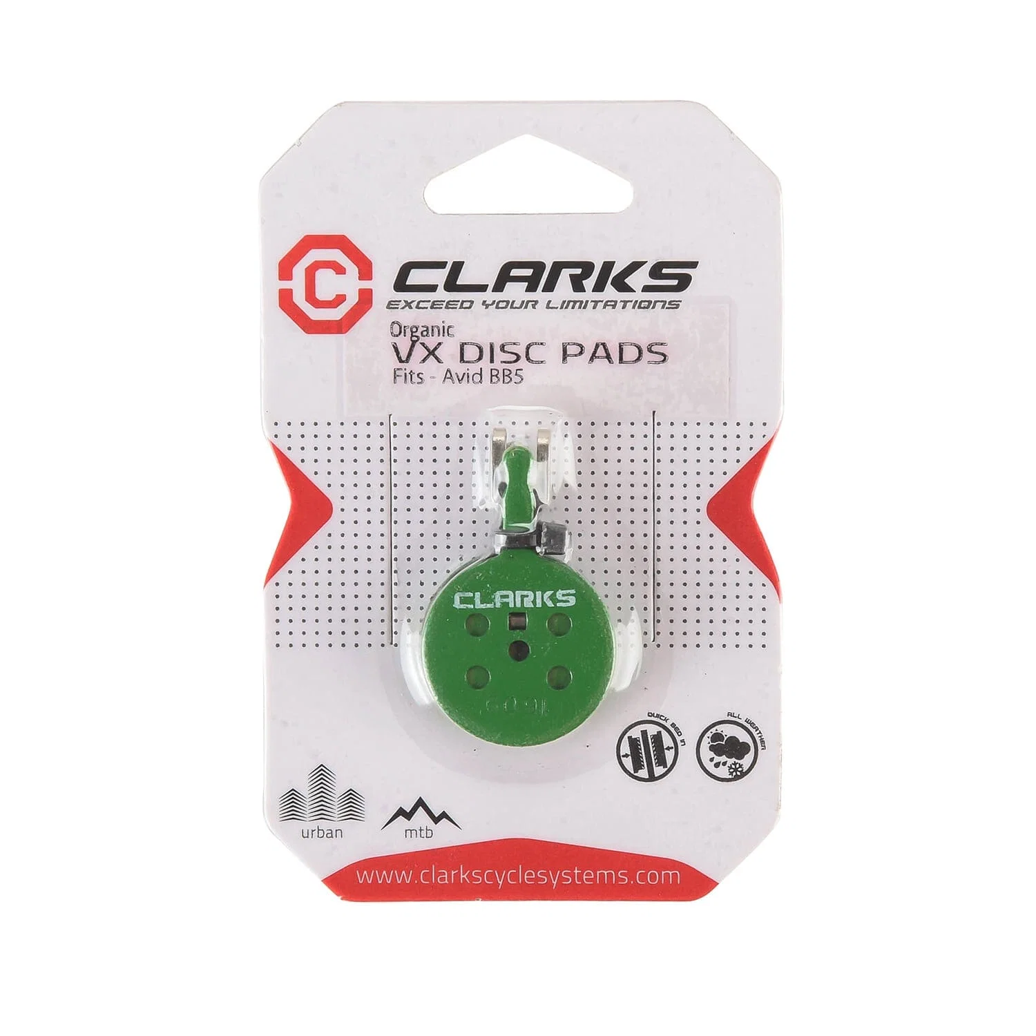 Wkładki CLARKS Avid BB5 Organic - Image 3