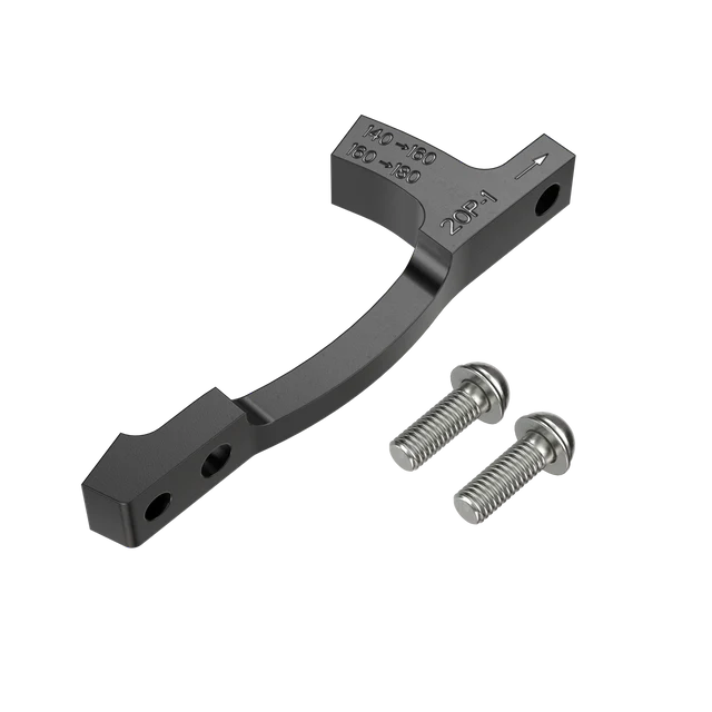 PM / PM SRAM P1 Disc 160/180mm (+20mm) Adapter przedniego / tylnego strzemienia + śruby i wkręty ze stali nierdzewnej