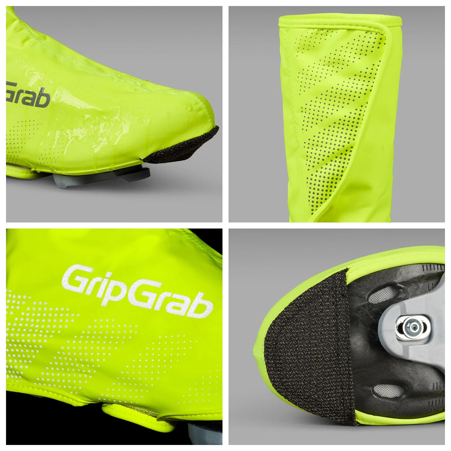 Pokrowiec na buty GRIPGRAB RIDE Hi-ViIS WATERPROOF Żółty - Image 6
