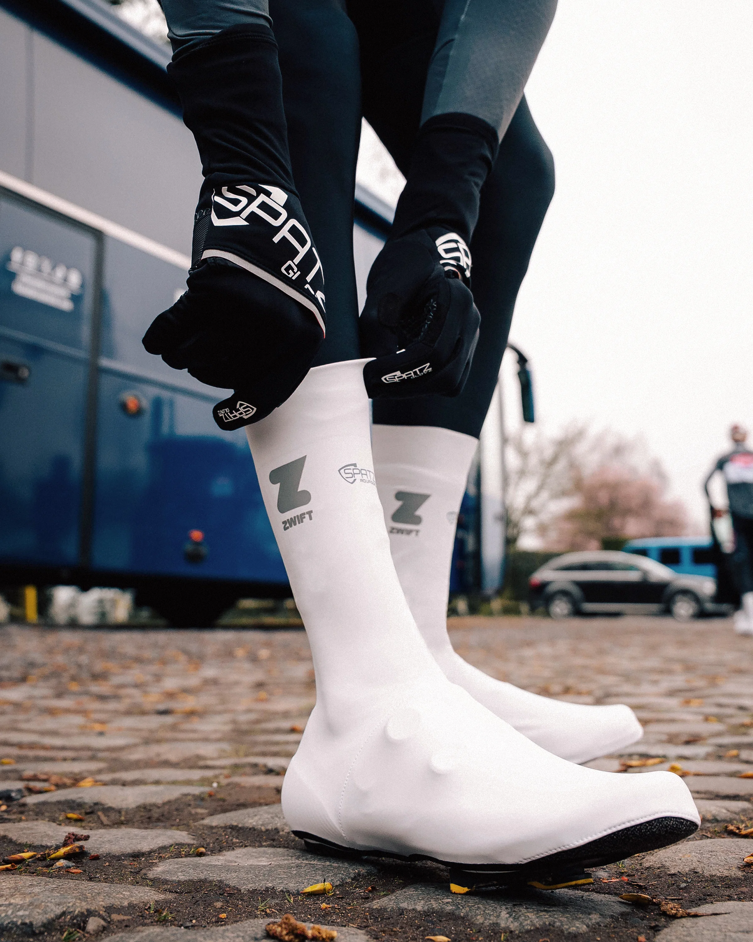Pokrowiec na buty SPZATZWEAR SPATZ AQUASOKZ LONG biały - Image 6