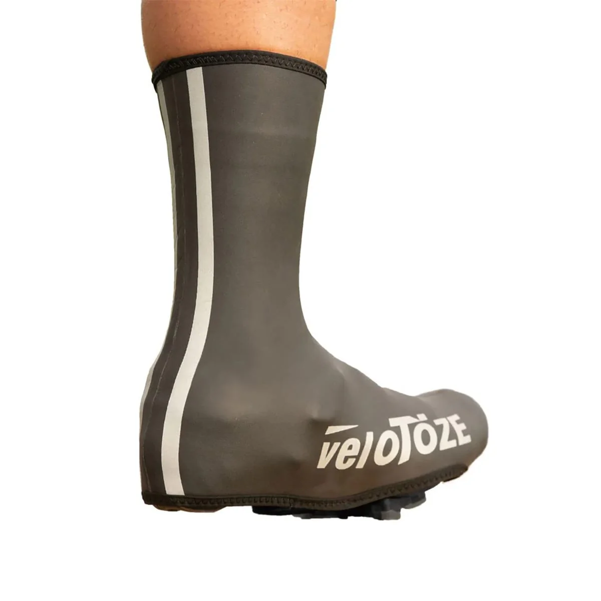 Pokrowiec na buty VELOTOZE HAUTES NEOPRENE czarny/biały - Image 2