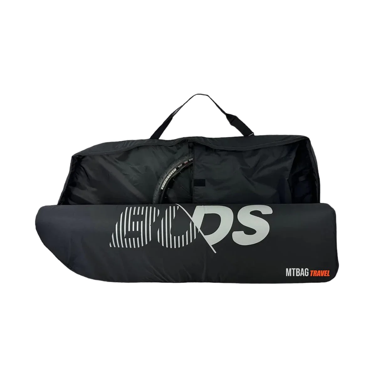 Pokrowiec na rower BUDS MTBAG TRAVEL 2025 (Special Airplane) Czarny - Image 5