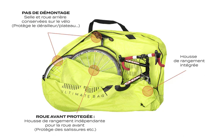 Pokrowiec na rower BUDS ROADBAG LIGHT Zielony - Image 3