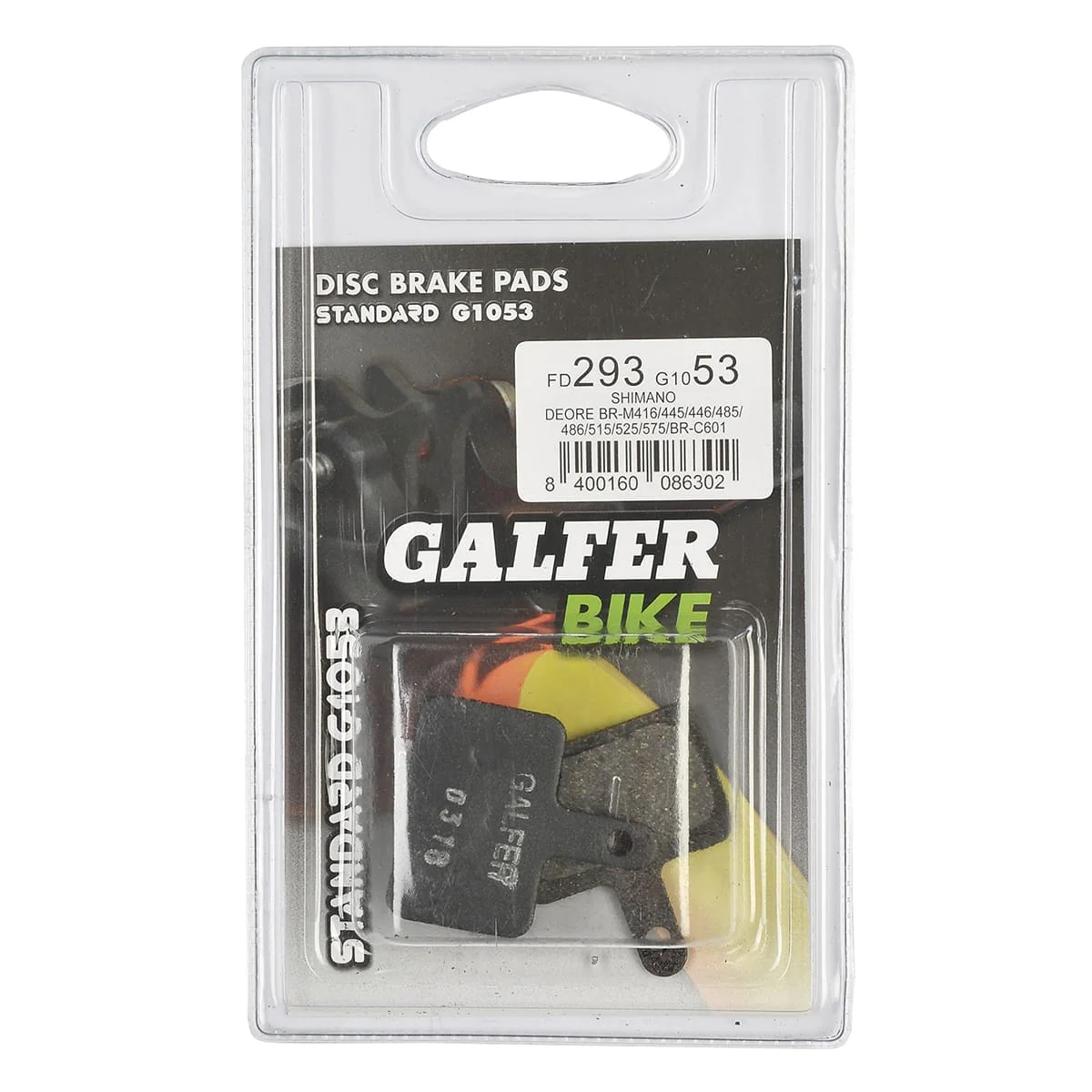 Półmetaliczne klocki hamulcowe GALFER PERFORMANCE Shimano B01S Deore Tektro - Image 4