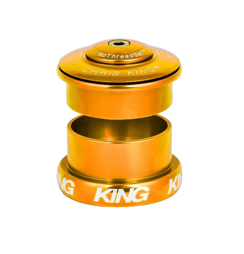 Półzintegrowany / zewnętrzny zestaw słuchawkowy CHRIS KING INSET 5 1"1/8-1.5" ZS49/EC49 Gold