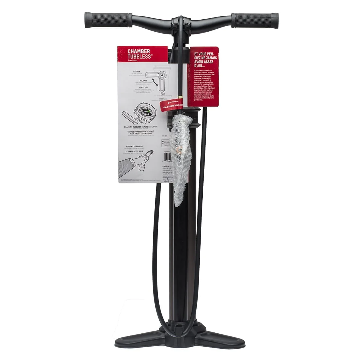 Pompka do stóp BLACKBURN CHAMBER TUBELESS brązowa - Image 17