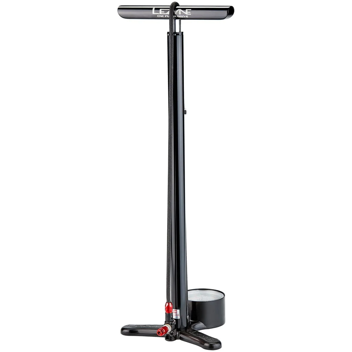 Pompka do stóp LEZYNE CNC FLOOR DRIVE czarna