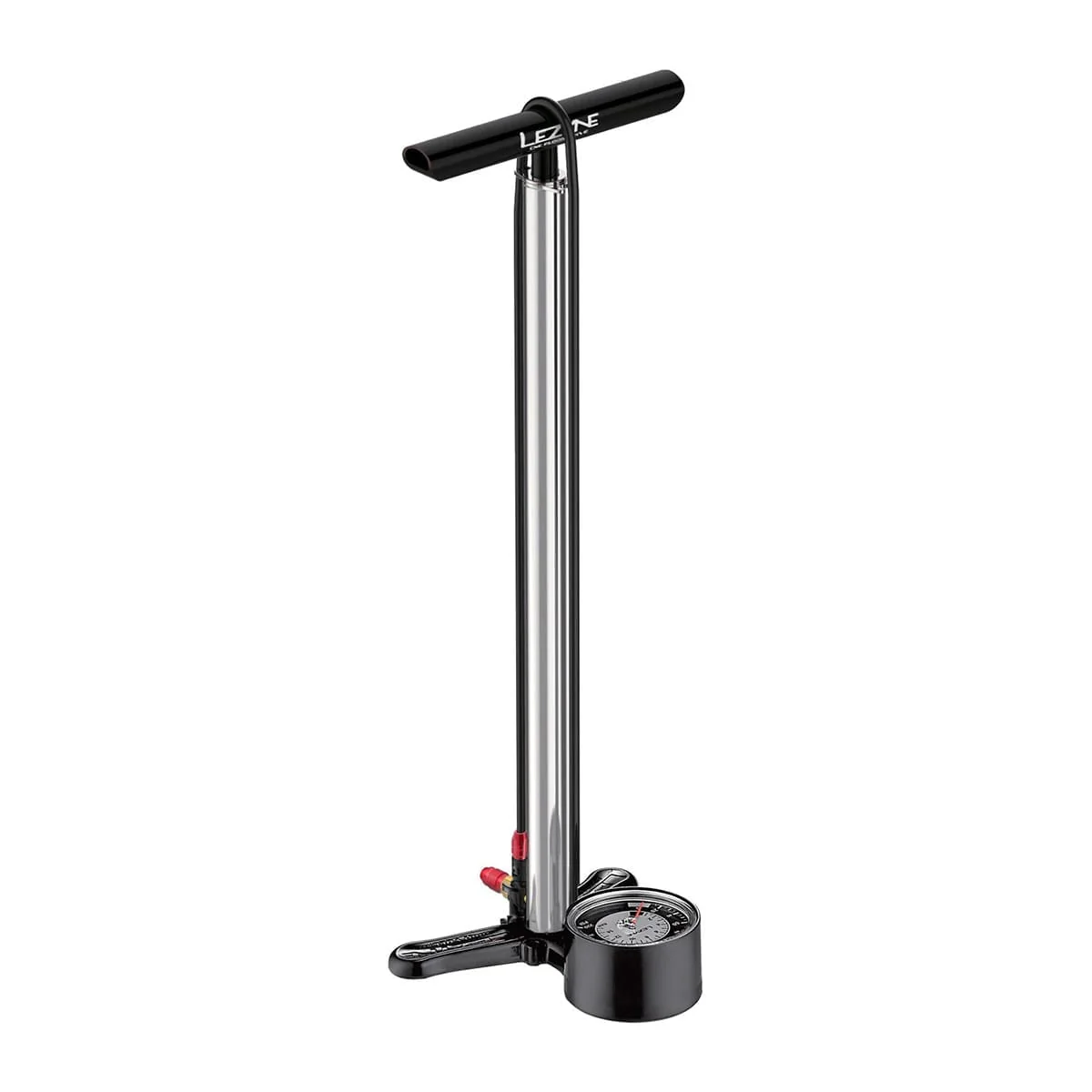 Pompka do stóp LEZYNE CNC FLOOR DRIVE Silver