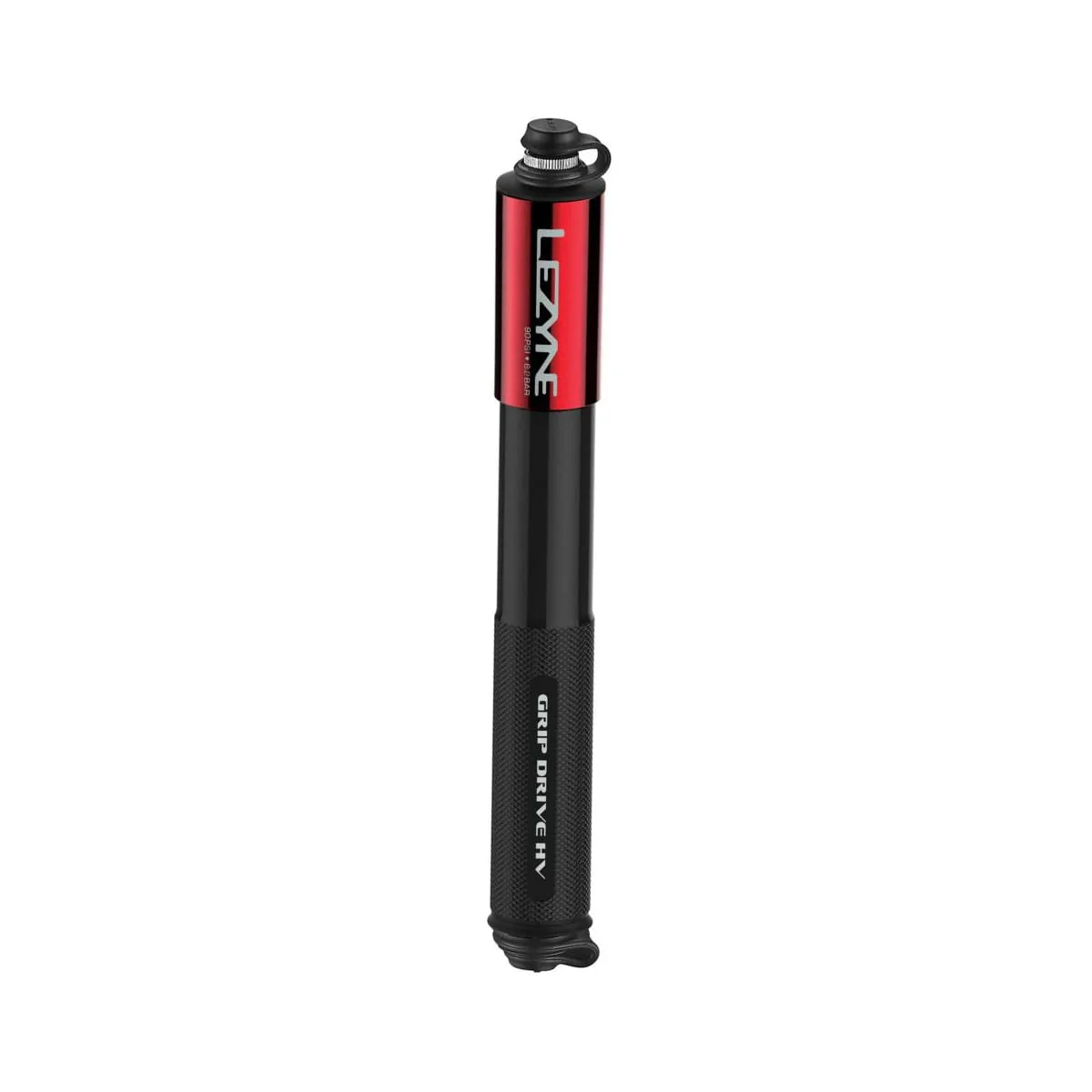 Pompka ręczna LEZYNE GRIP DRIVE HV MINI czerwona