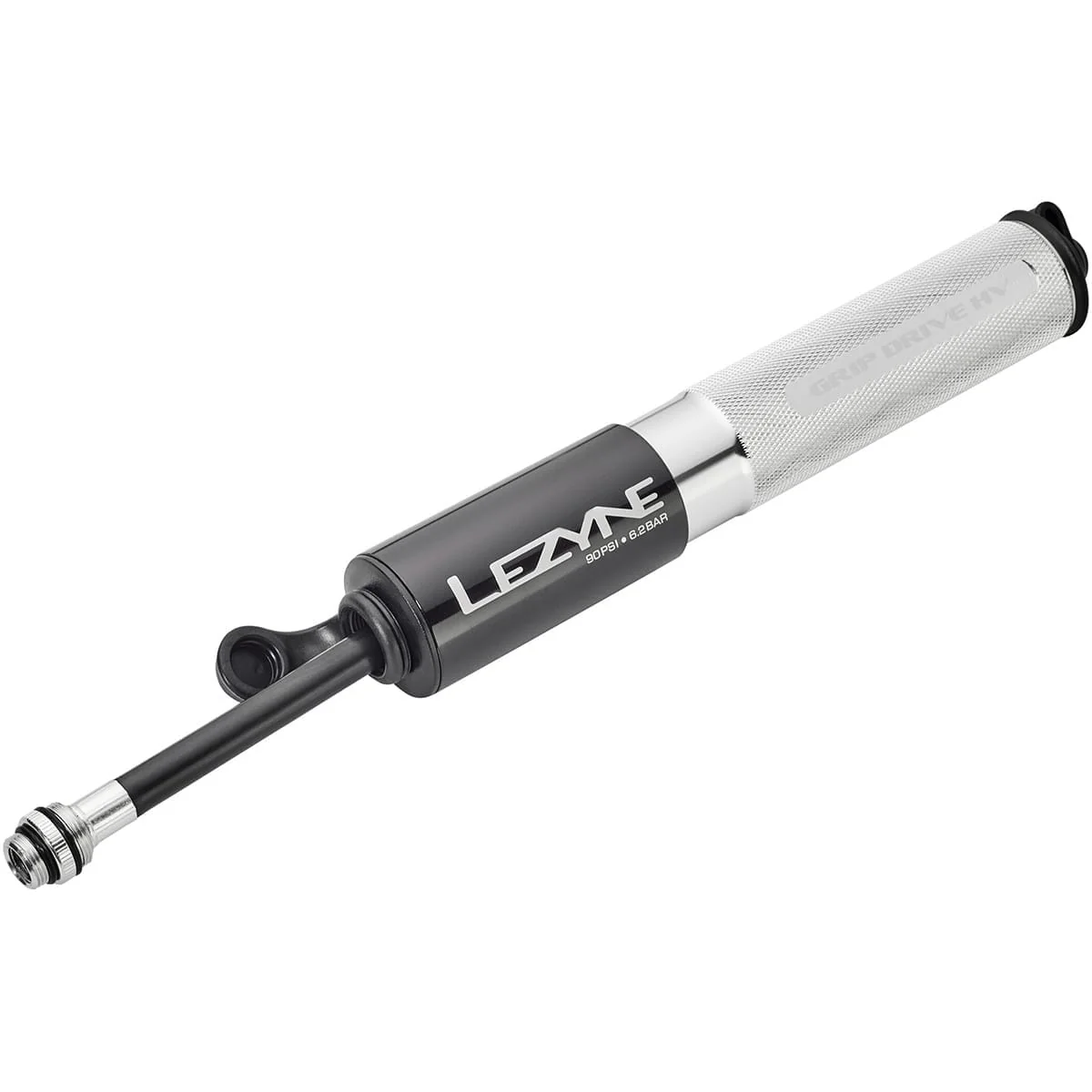 Pompka ręczna LEZYNE GRIP DRIVE HV MINI srebrna - Image 4