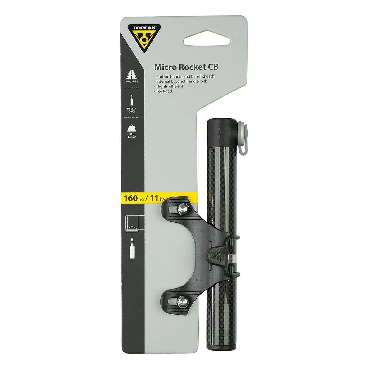 Pompka ręczna TOPEAK MICRO ROCKET CB czarna - Image 4