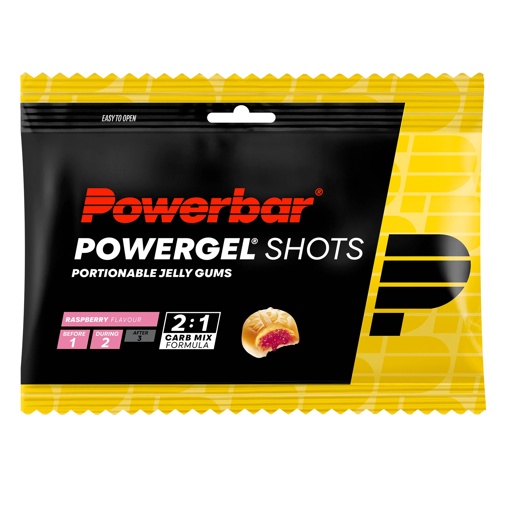 POWERBAR POWERGEL Shots cukierki (60gr) Malina