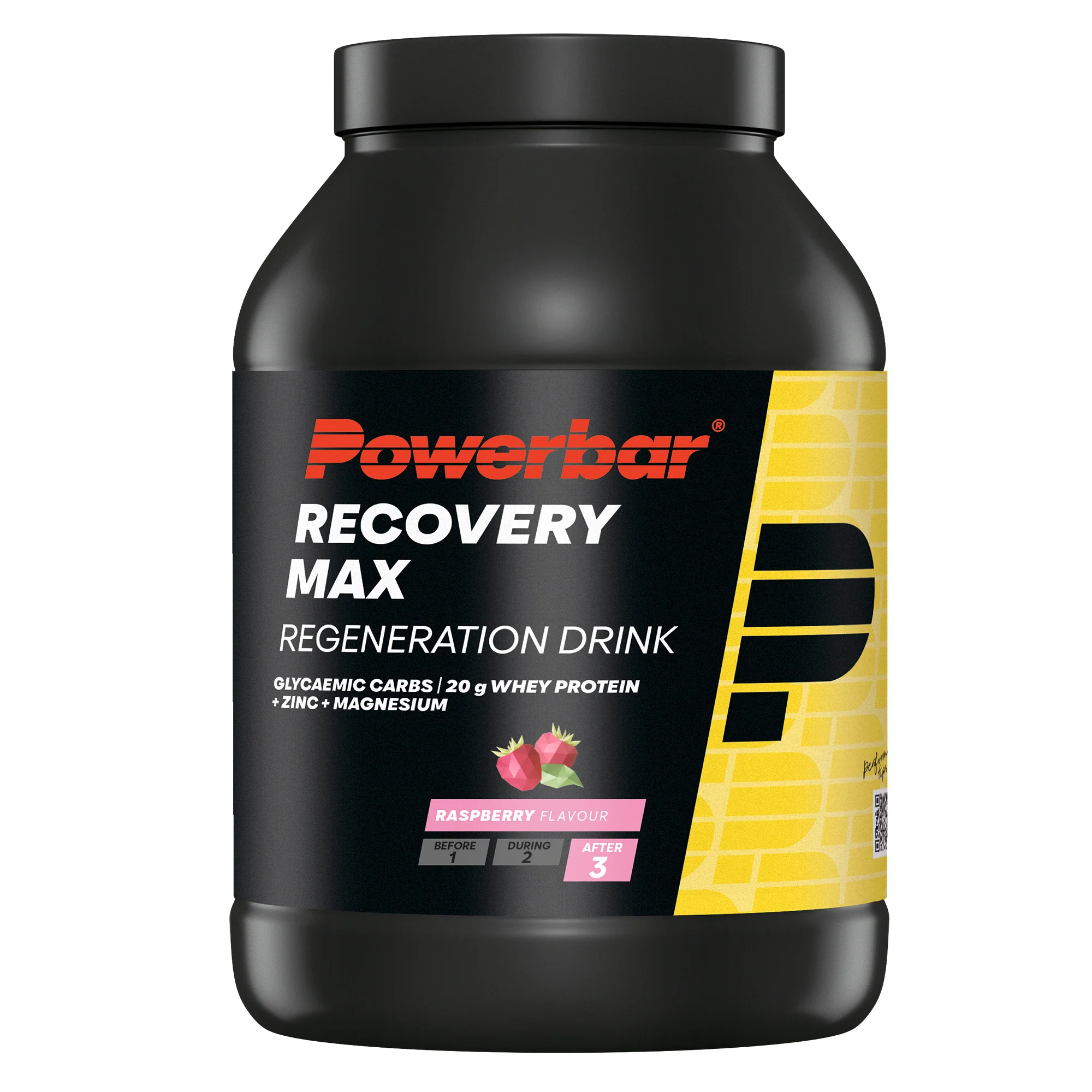 POWERBAR RECOVERY MAX Napój regeneracyjny (1144gr) Malina