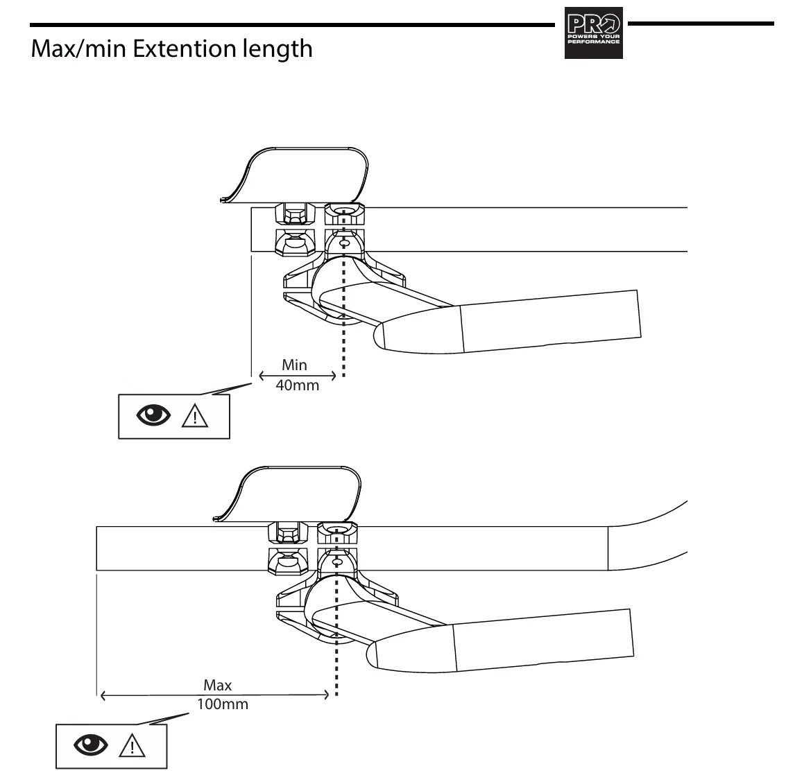 Przedłużacz wieszaka PRO MISSILE ALU Shape Tri - Image 2