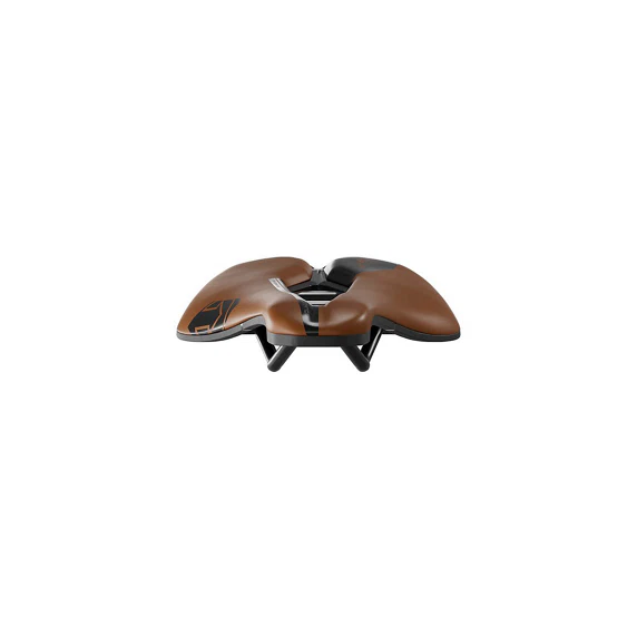Siodełko STEALTH PERFORMANCE CURVED 152 mm PRO Brązowe stalowe szyny - Image 6