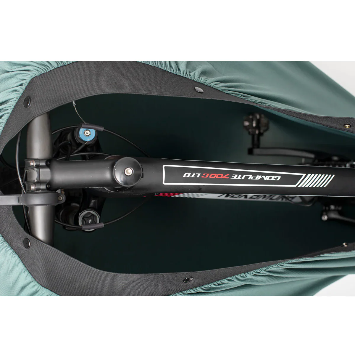 BUDS Rozciągliwy pokrowiec na skarpety rowerowe Zielony - Image 7