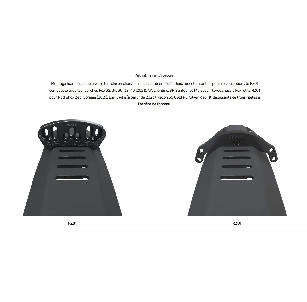 Przedni błotnik ZEFAL DEFLECTOR FM40 - Image 9