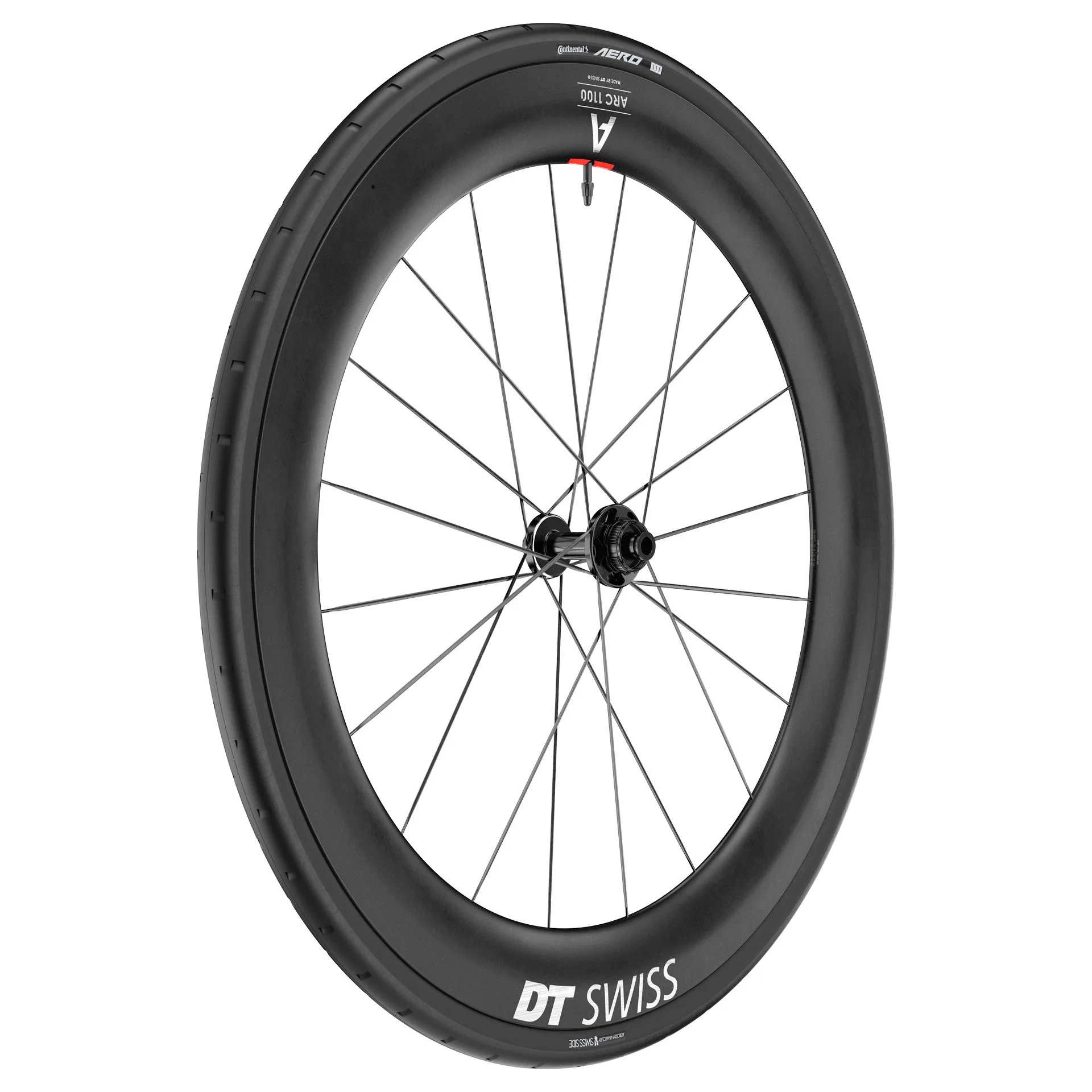 Para kół DT SWISS ARC 1100 DICUT WTS 65 przystosowanych do jazdy bezdętkowej (centralna blokada) - Image 3