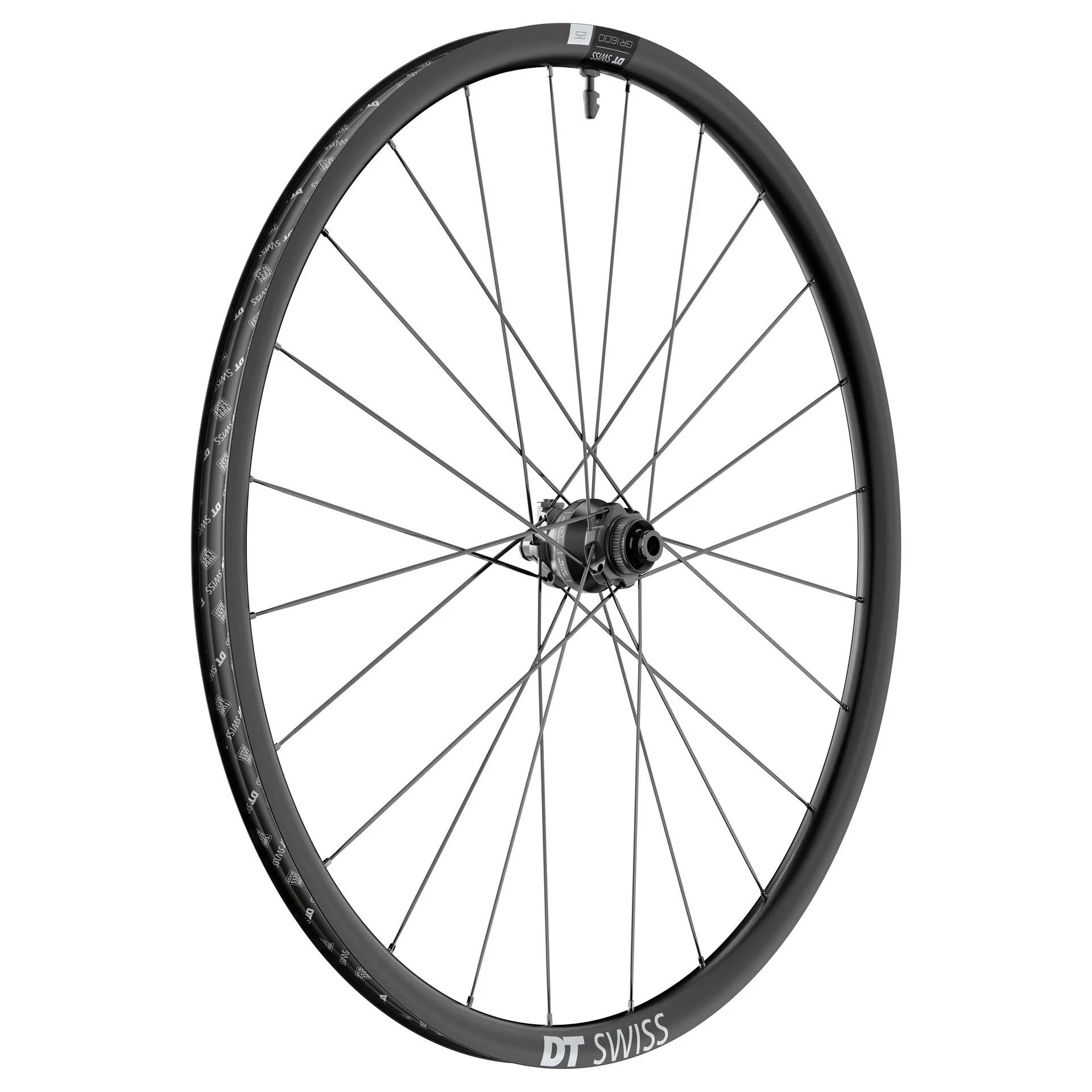 Para kół DT SWISS GR 1600 SPLINE 25 przystosowanych do zastosowania bezdętkowego (centralna blokada) Dynamo - Image 3
