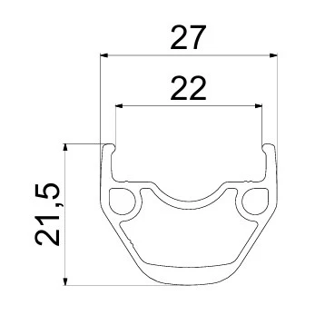 Para kół MAVIC ACCESS RG22 DISC (centralna blokada) - Image 5