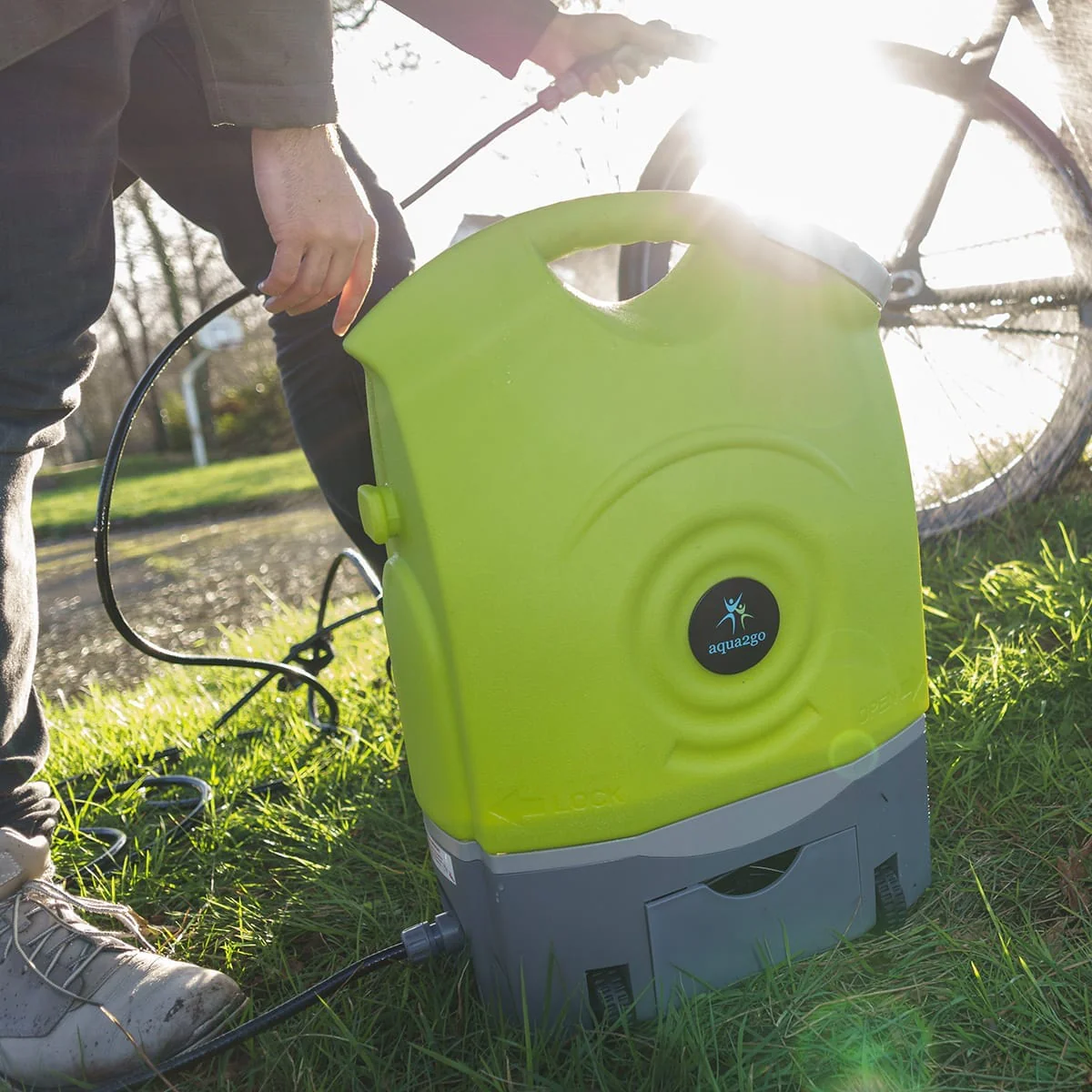 Przenośna myjka wysokociśnieniowa nowej generacji AQUA2GO (17 l) - Image 15
